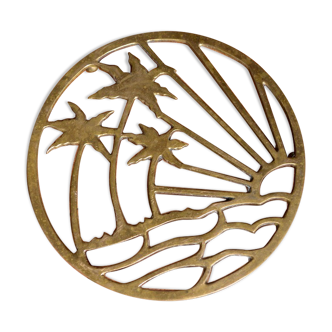 Brass underside