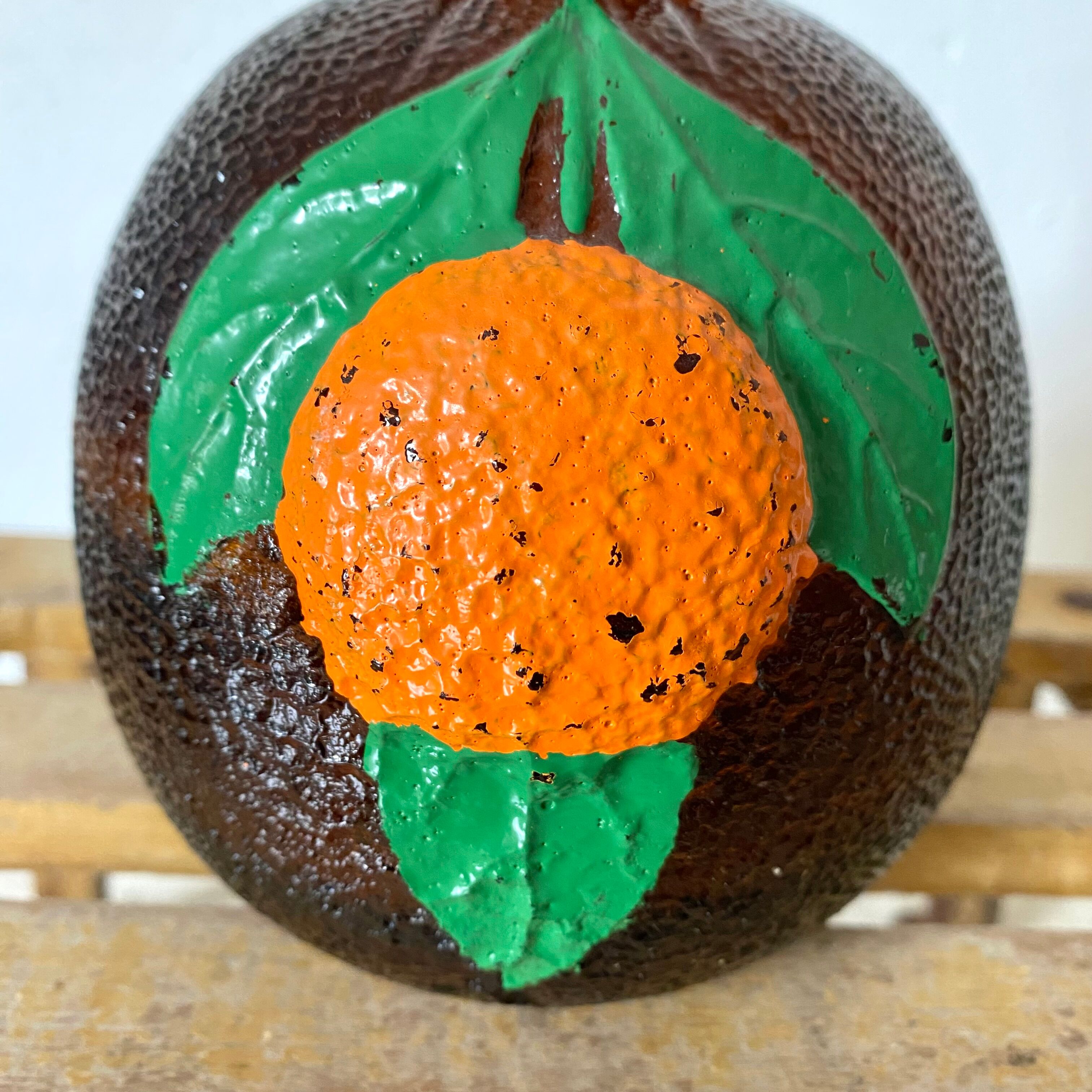 Vintage orange bottle Mollfulleda