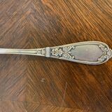 Porridge spoon silver plated goldwork felix freres floral decoration