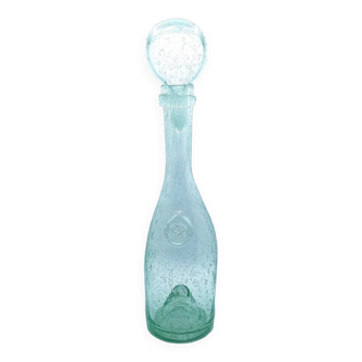 Carafe en verre soufflé bouche Biot