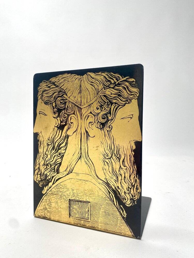 Serre-livre Janus à deux faces par Pietro Fornasetti, années 1950