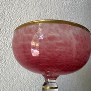 Multi-colored Venetian crystal ice cream cups
