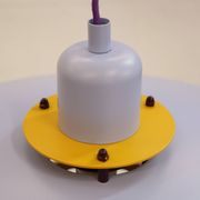 Colorful Danish Pendant Lamp by Belid – 1980s
