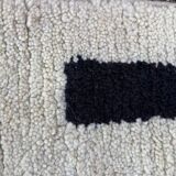 Handmade pure wool Moroccan rug 3x2 m