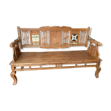 Banc / fauteuil  indien en bois