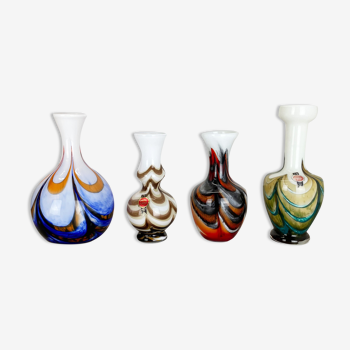 Set de 4 vases, Italie, années 1970