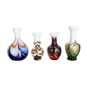 Set de 4 vases, Italie, années 1970