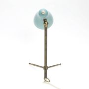 Boris Lacroix. Table lamp/flexible wall light, brass and lacquered metal.
