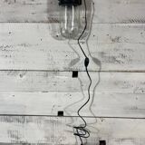Glass and Bakelite wall light