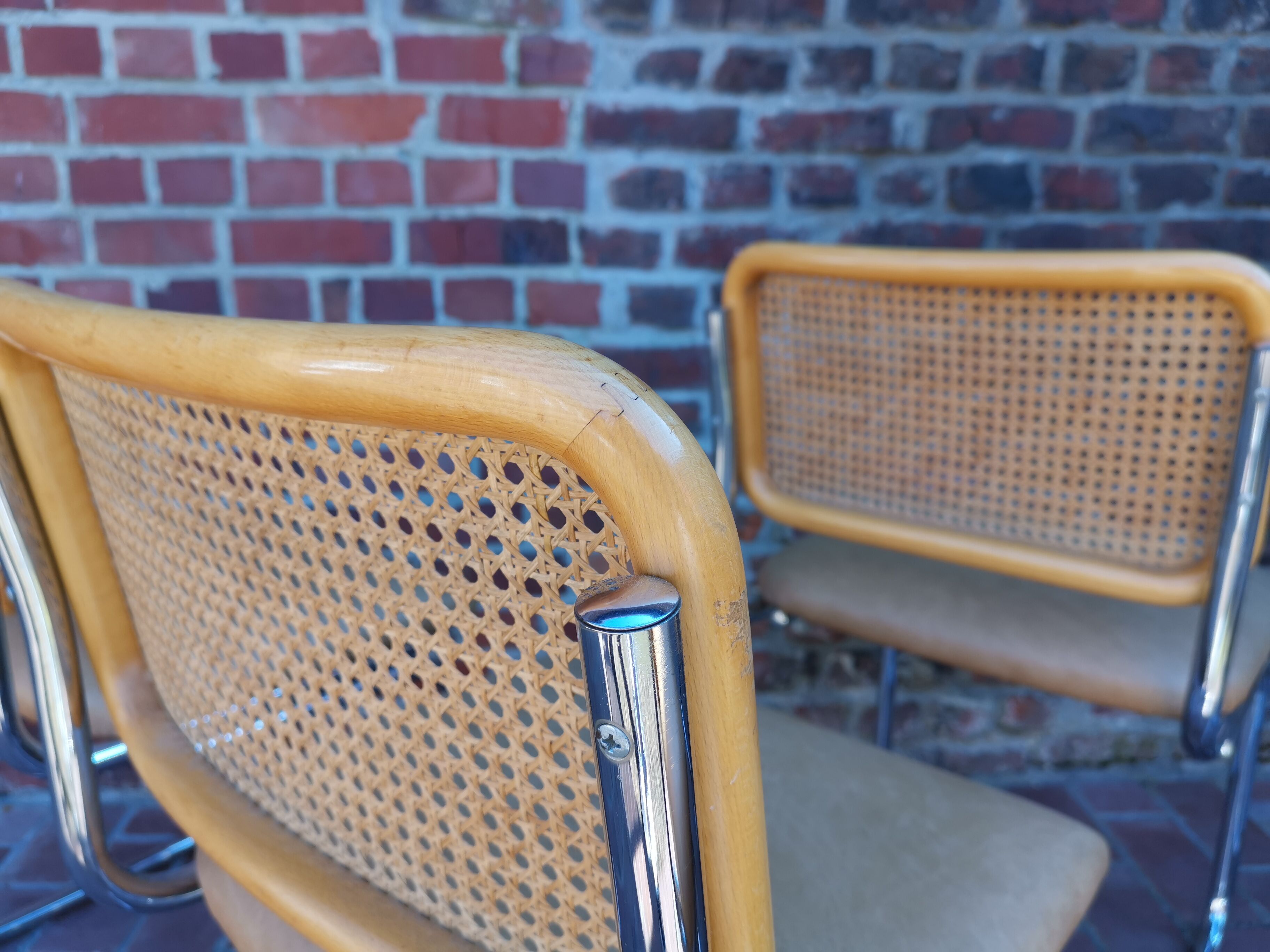 Marcel Breuer Cesca B32 chairs