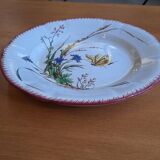 Plate Sarreguemines Butterfly decoration