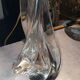 Pied de lampe vintage cristal St Louis
