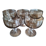 Lot de 5 coupes à champagne