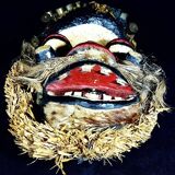 Masque Guéré Polychrome - Côte d'Ivoire - Certif d'authenticité - Coll Privé