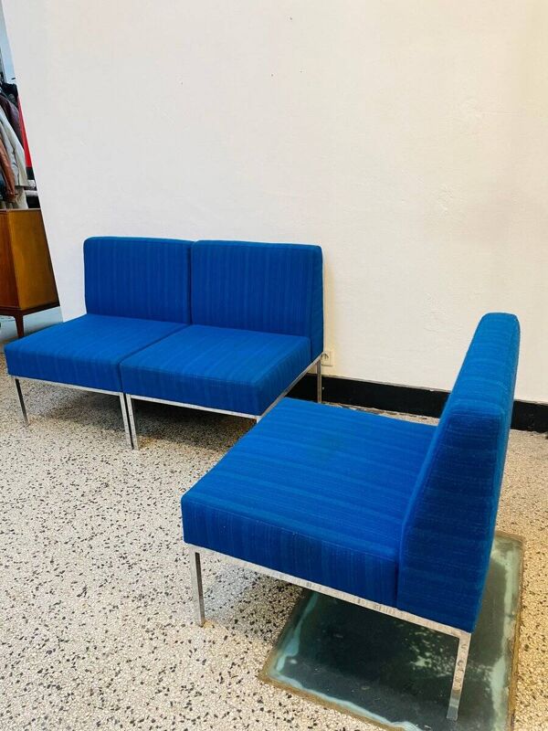 Chaises armoires modulaires des années 60, années 70, ensemble de 3