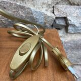 Foot of pink ceramic lamp 50s