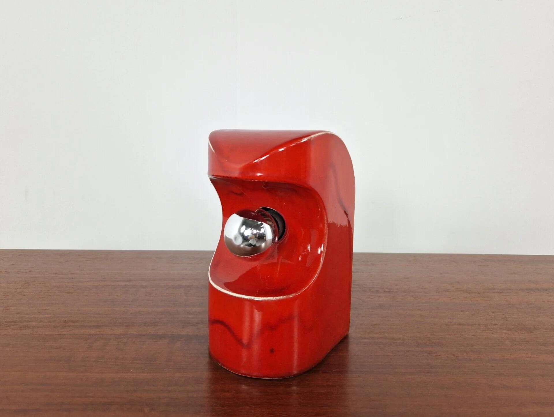 Ceramic table lamp | Space Age 1970s