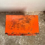 Tool box - workshop maid - vintage orange