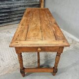 Antique French table farm dining table 19th century 73 x 201 cm