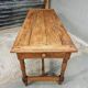 Antique French table farm dining table 19th century 73 x 201 cm