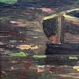 Autumn landscape. Impressionism.