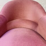 Vintage pink toad armchair