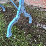 Polished marble bistro table