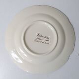 Assiette plate signée Taillandier Rochefort en Terre