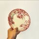 Ironstone plate