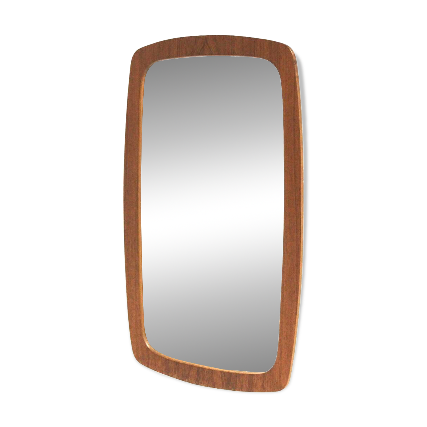 Scandinavian teak mirror, 120x38cm, Sweden, 1960