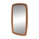 Miroir scandinave en teck, 120x38cm, Suède, 1960