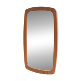 Miroir scandinave en teck, 120x38cm, Suède, 1960
