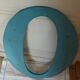 Wooden sign letter O