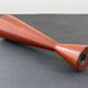 Vintage wooden candle holder, "tulip" candle stick