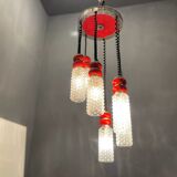 Crystal light pendant 1970s