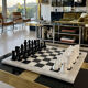 Vintage 1970s Italian Volterra Alabaster Chess Set – Handmade, Excellent Co
