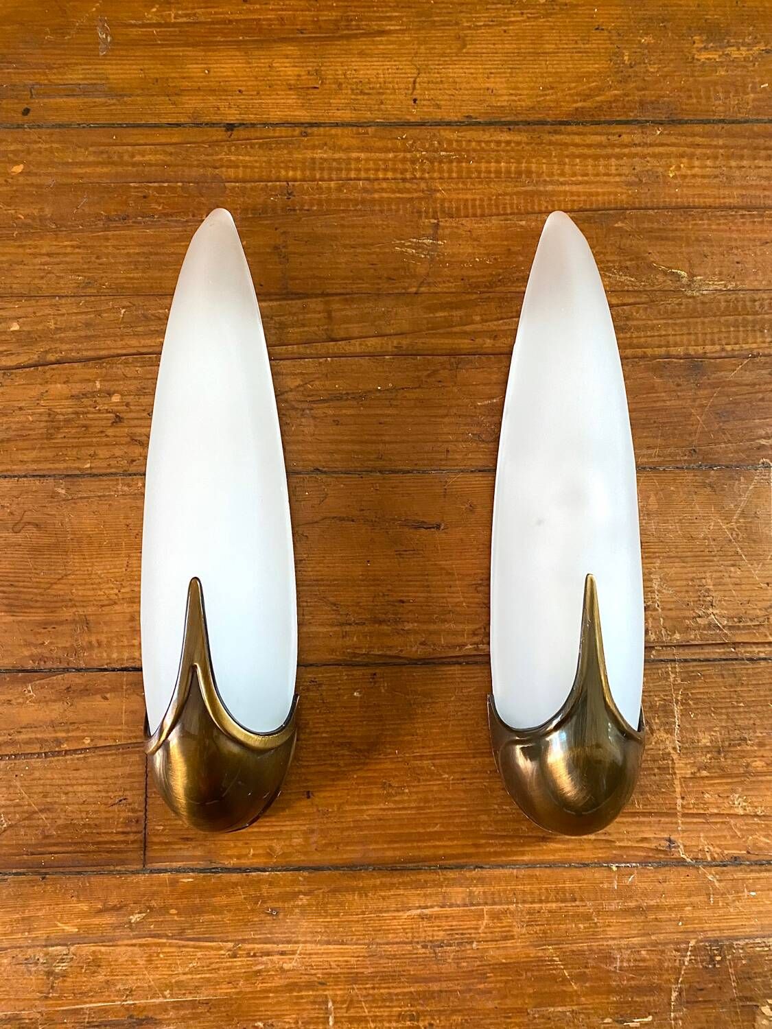 Pair of vintage wall lights Idearte Spain Vintage 1980