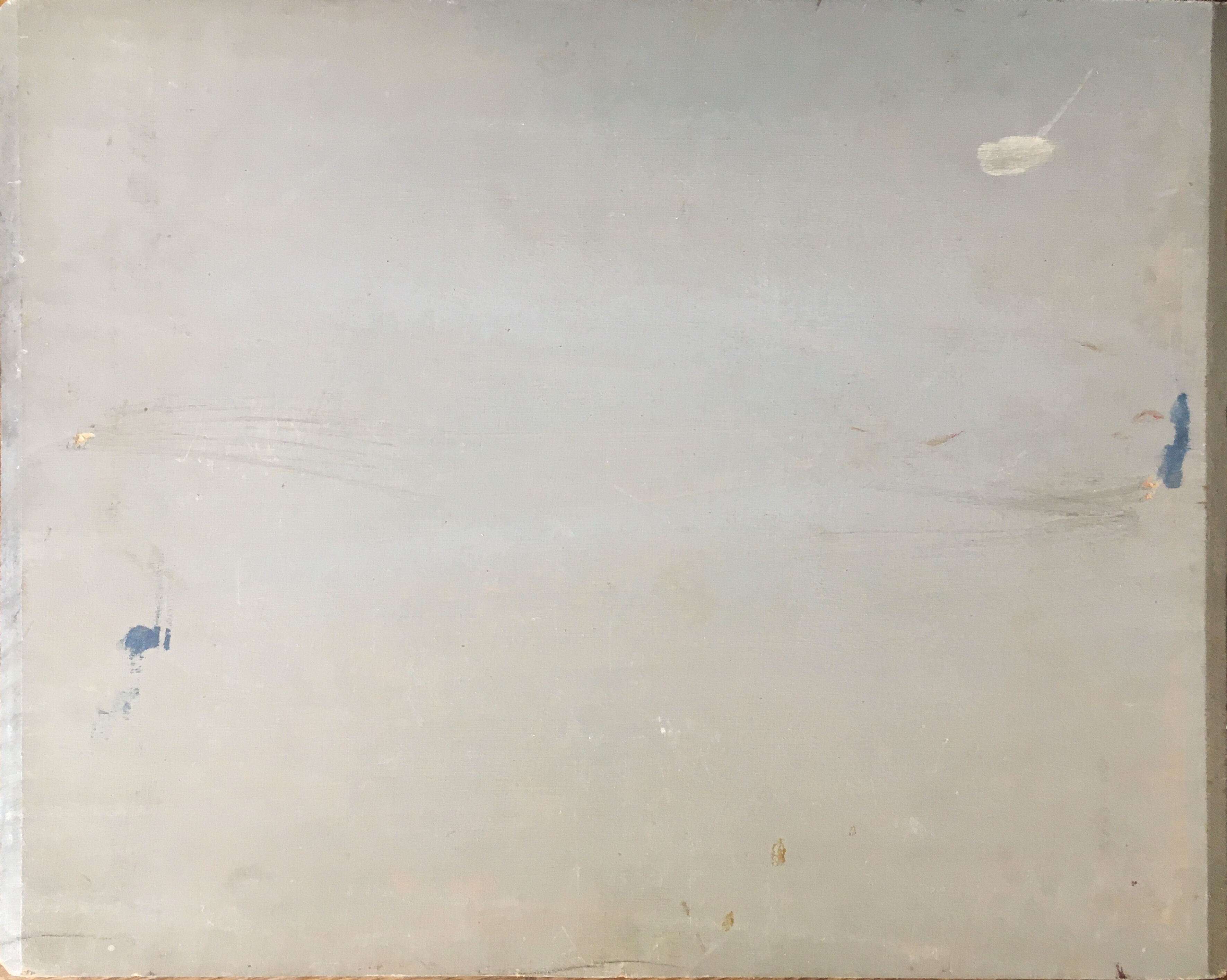 Impressionist Post-Impressionist Painting "Moonlight" by François Moreau - 1915