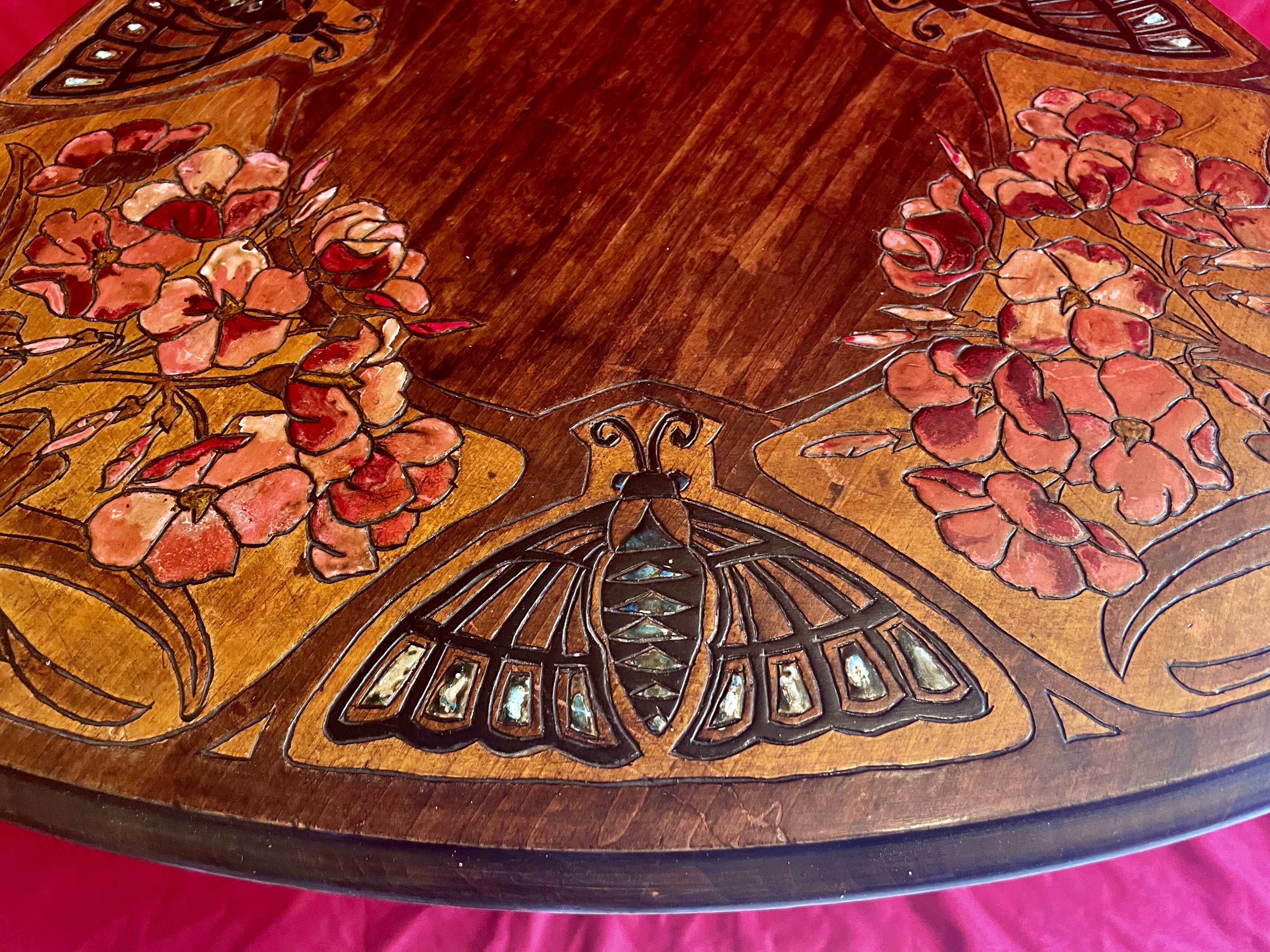 Art Nouveau pedestal table/side table, 1930s