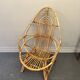 Fauteuil en rotin vintage