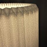 Hand-folded lampshade white effects transparency