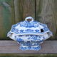 Old English tureen Mason's blue floral pattern