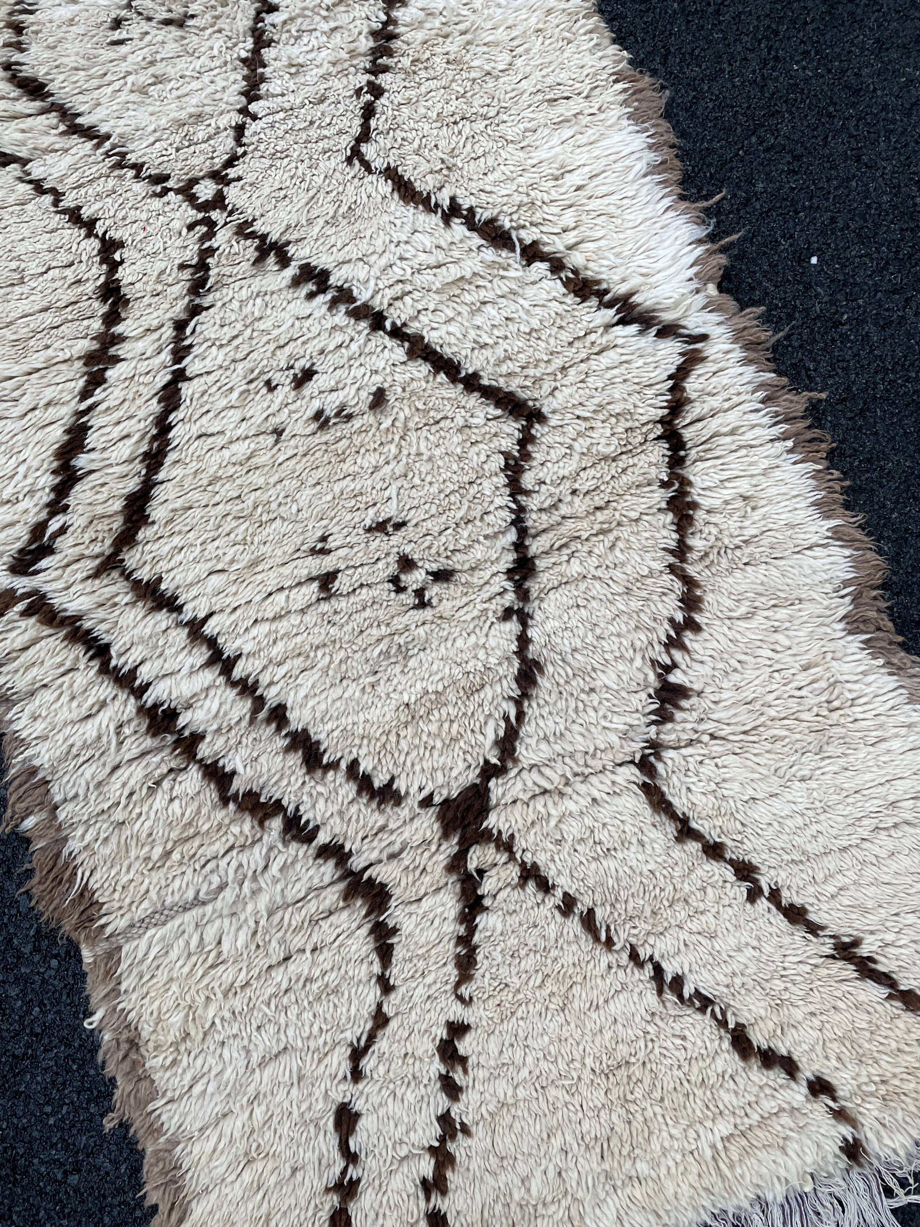 Berber carpet beni ouarain 75x165 cm