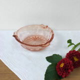 Cendrier à cigare en verre rose