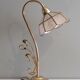 Vintage table lamp brass and Capiz, Massive Belgium