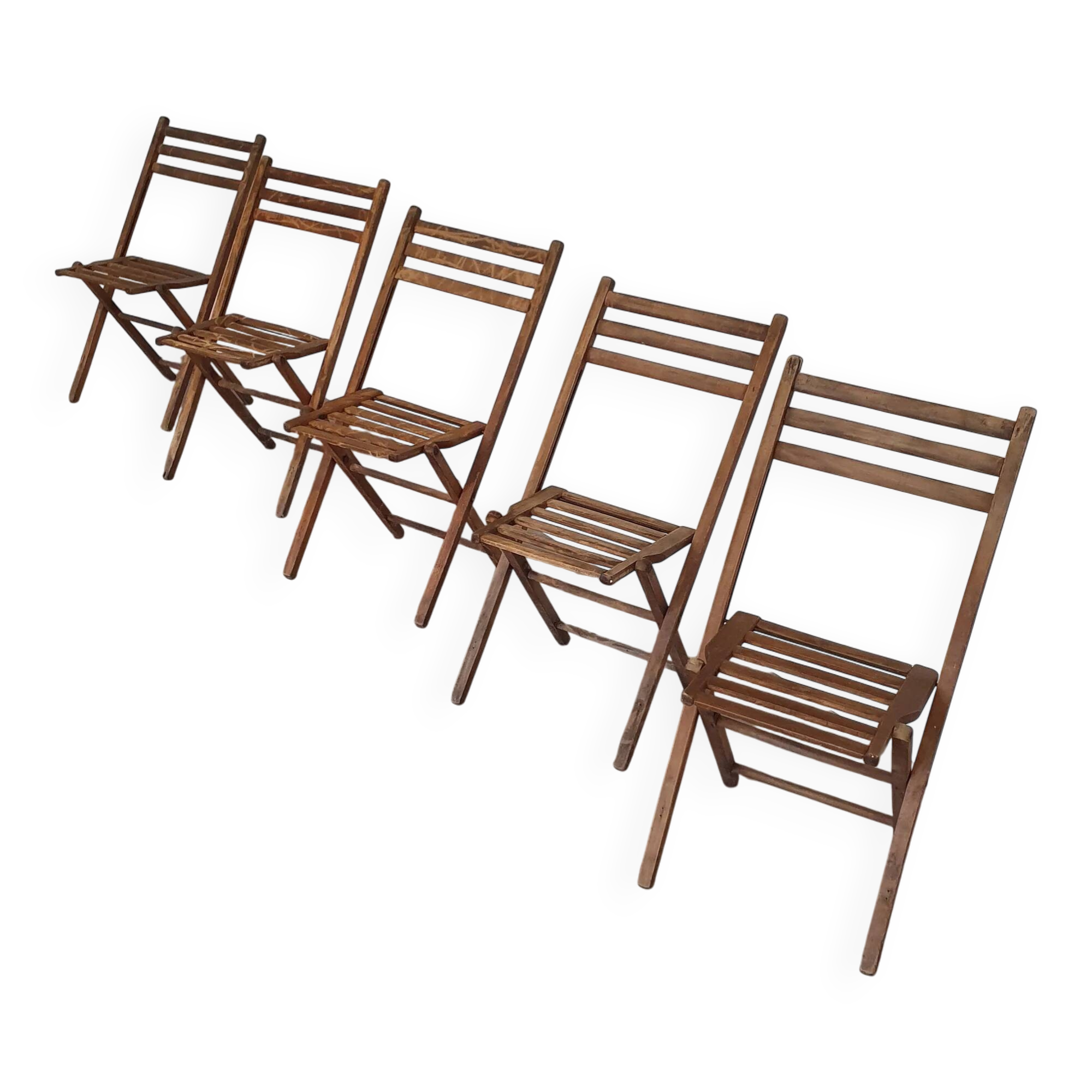 5 x folding chair 60s