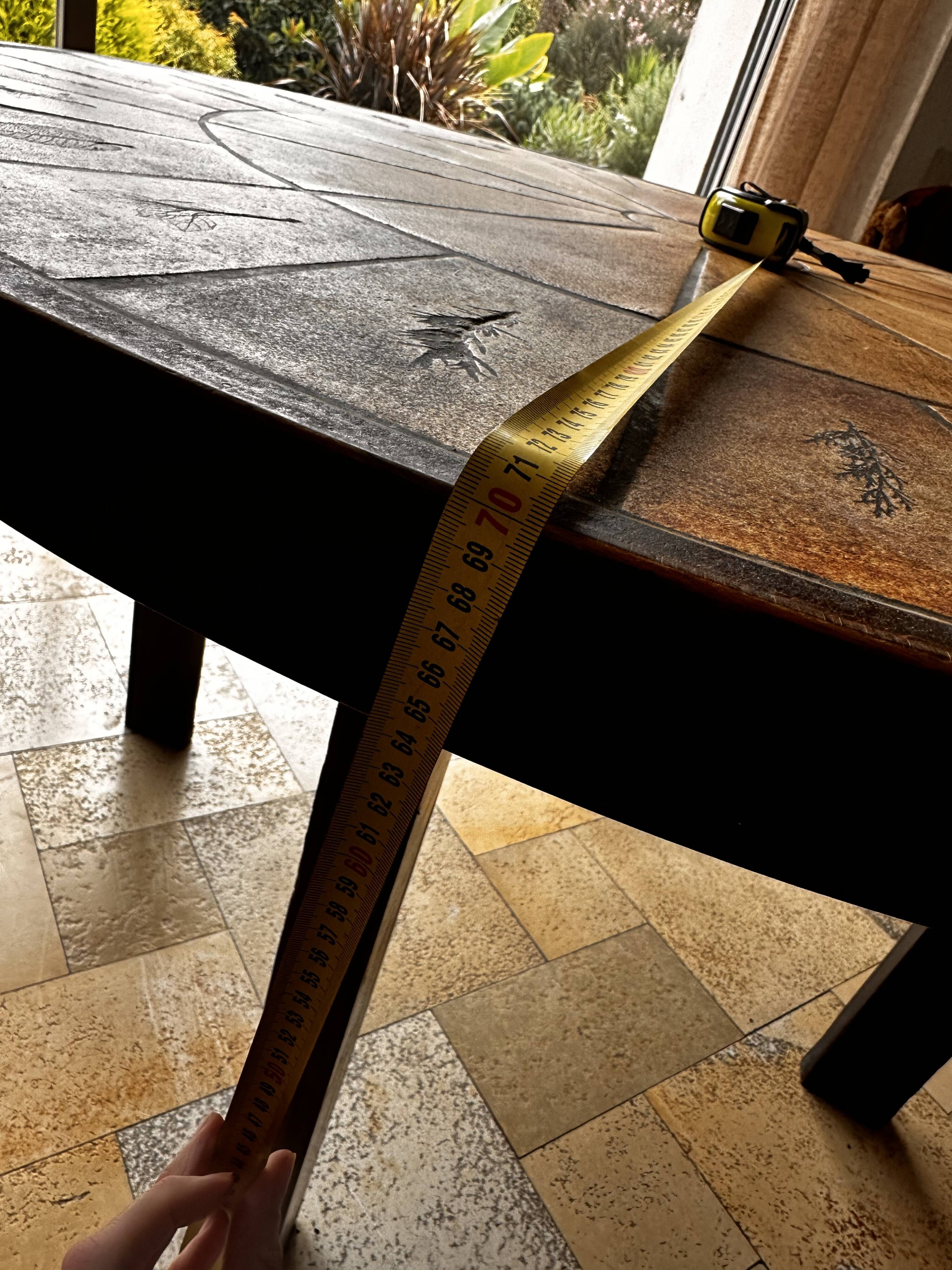 Roger Capron herbarium table