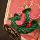 CANDLESTICK PAIR Twisted