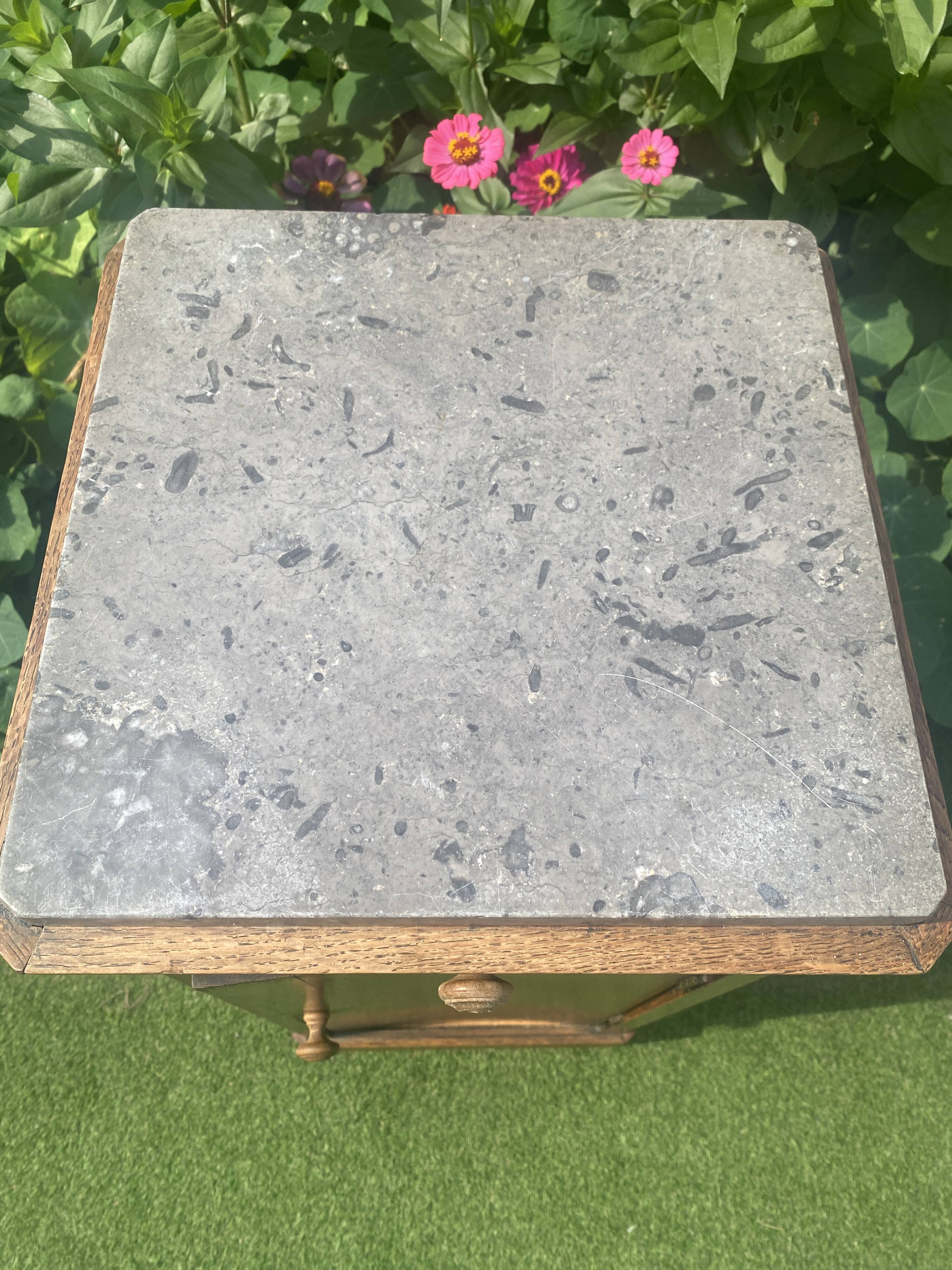 Antique bedside table, Louis Philippe style