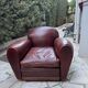 Authentic 1950s Club Set – Sofa + 2 Leather Armchairs